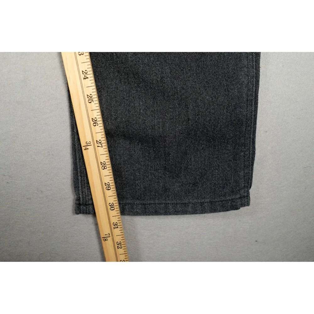 Patagonia Mens Iron Forge Hemp Canvas Double Knee Bib Overalls Charcoal Grey 31